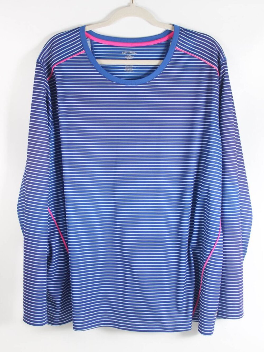 Reel Legends Freeline Blue White Stripe Performance Top 3X